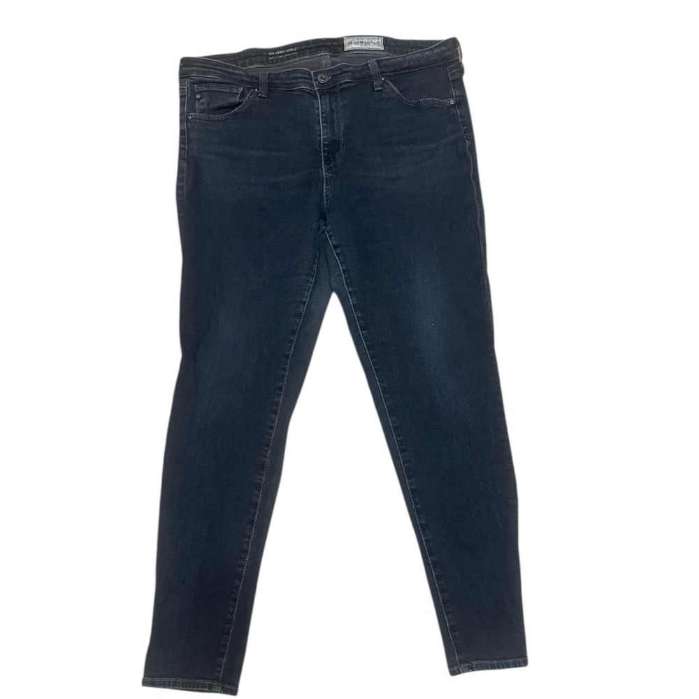 Anthropologie The Abbey Ankle Mid Rise‎ Super Skinny Jeans Dark Wash 32R